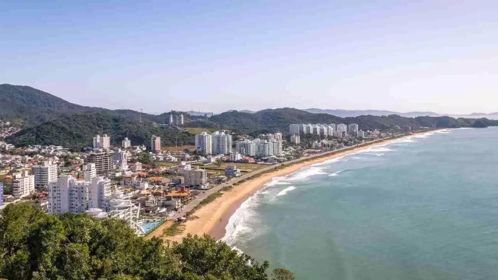 Bairro residencial em Itajaí, Santa Catarina
