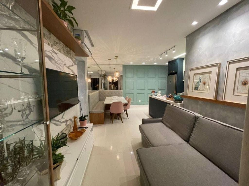 Foto 1 de Apartamento semimobiliado com 1 suíte + 2 dormitórios à venda, 79 m² - Centro - Itajaí/SC